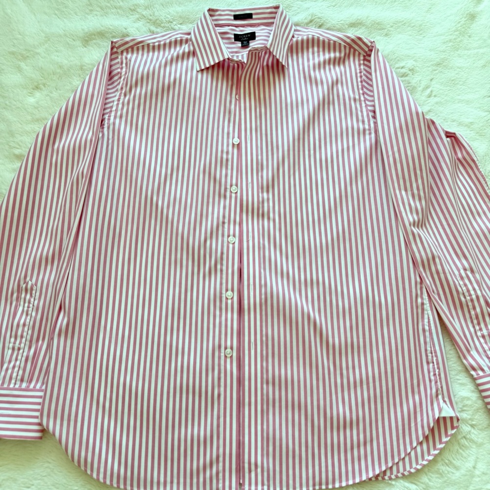 J.Crew men cotton striped shirt size 16.5